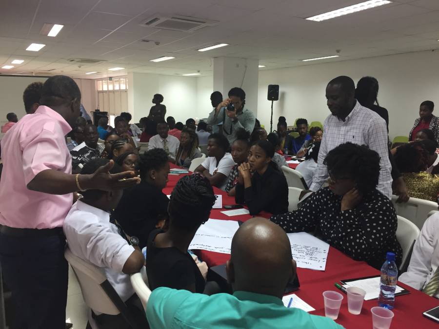 Prime Minister Interacts With The Nation S Youth At Budget Consultation Now Grenada